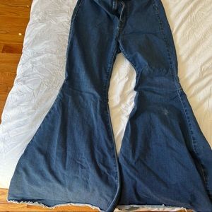 Free People Wide Leg Jeans